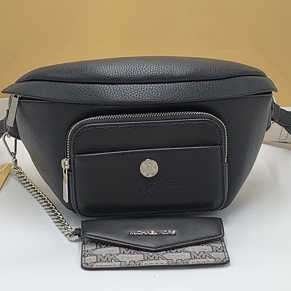 MICHAEL KORS 
Maisie Large Pebbled Leather 2-in-1 Waistpack Fannypack Crossbody - Picture 6 of 16